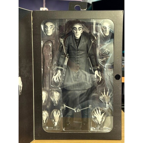 New NECA Nosferatu Ultimate Count Orlok Black and White 7" Scale Action Figure - Picture 1 of 10